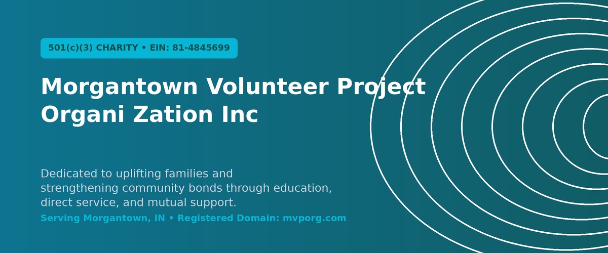 Morgantown Volunteer Project Organi Zation Inc Identity Banner